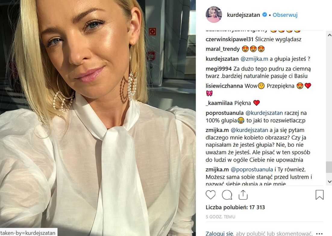 Barbara Kurdej-Szatan odpowiedziała na pytanie fanki 