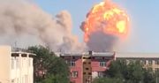 Kazachstan. Kula ognia nad miastem Arys. Masowa ucieczka po serii eksplozji