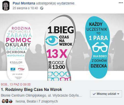 Gwiazdy zachęcają do udziału w maratonie Bieg Czas Na Wzrok 2018