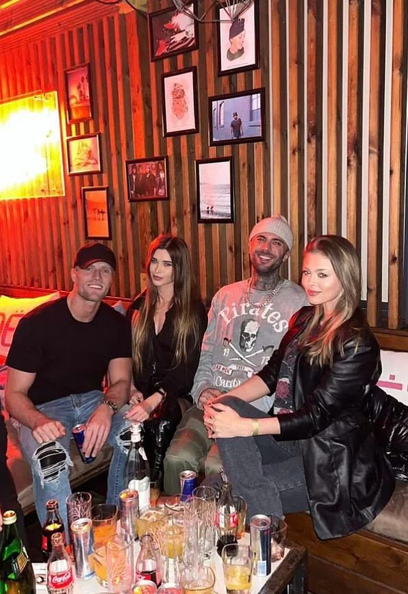 Joanna Opozda i Malik Montana w klubie
