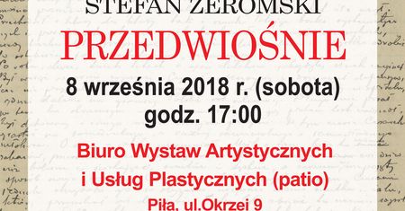 Zapraszamy na wspólne czytanie “Przedwiośnia”