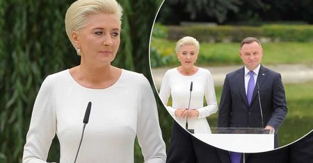 Agata Duda promuje Narodowe Czytanie w trzech kreacjach. Najlepszą zostawiła na koniec
