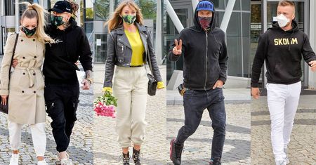 Gwiazdy przed studiem "Pytania na śniadanie": Marcelina Zawadzka, Fit Lovers, Tomasz Wolny