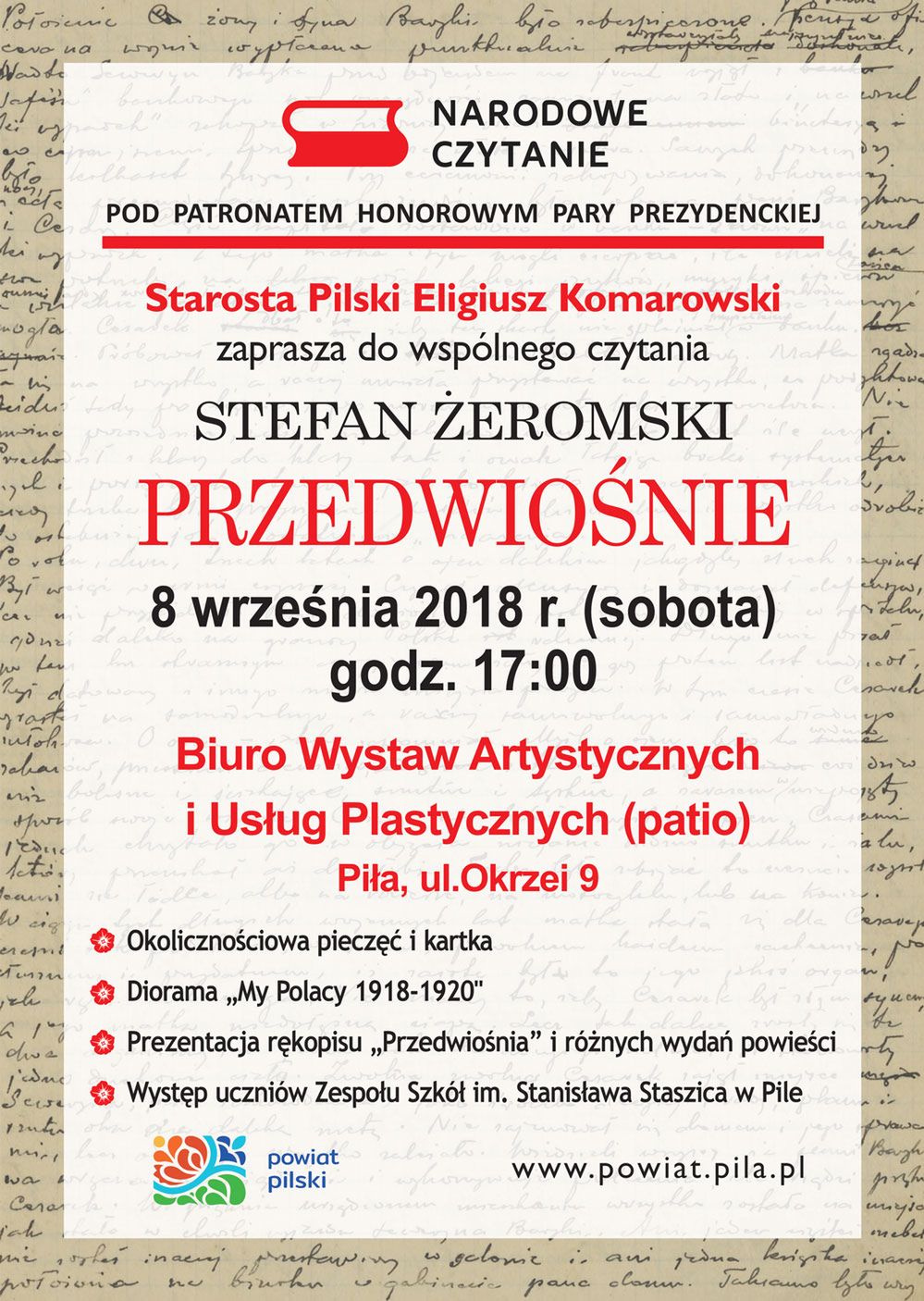 Zapraszamy na wspólne czytanie “Przedwiośnia”