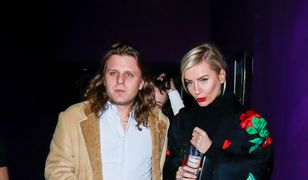 Agnieszka Woźniak-Starak z mężem na premierze filmu