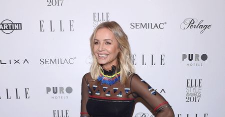 Agnieszka Woźniak-Starak w etno sukience Mariusza Przybylskiego