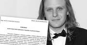 Prokuratura podała przyczyny śmierci Piotra Woźniaka-Staraka