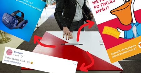 Reklamy w reakcji na wybory parlamentarne 2019 - bilety w jedną stronę i wirtualna rzeczywistość