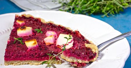 Tarta z burakami i fetą