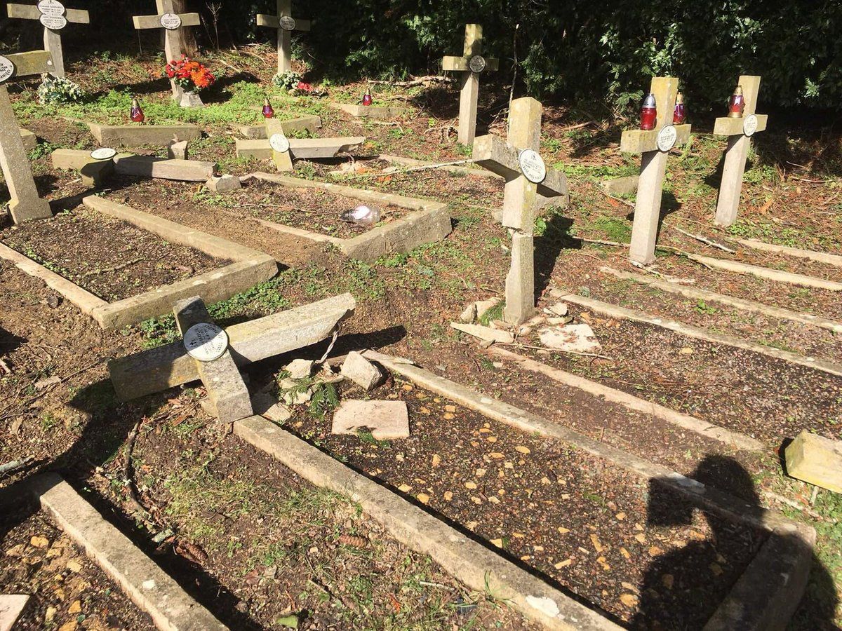 W Anglii zniszczyli groby polskich bohaterów wojennych