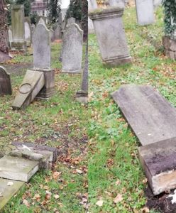 Nastolatki zniszczyły nagrobki na zabytkowym cmentarzu żydowskim w Opolu