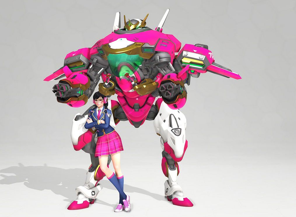 Uczennica D.Va - Overwatch Anniversary 2019 