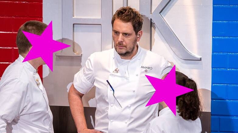 Paulina Sawicka, Arkadiusz Klimkiewicz, Wojciech Modest Amaro, Hell's Kitchen - Piekelna Kuchnia, odcinek 4.
Fotografia: materiały prasowe