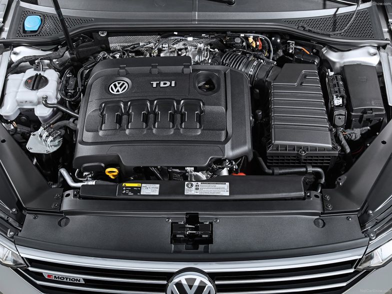 Volkswagen z sinikiem TDI