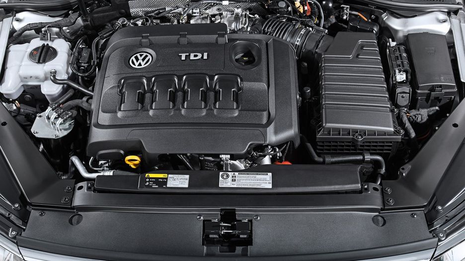 Volkswagen z sinikiem TDI