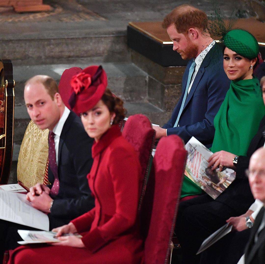 Meghan Markle i księżna Kate - Dzień Wspólnoty Narodów 2020