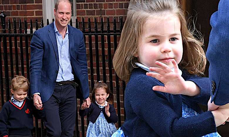 George i Charlotte odwiedzili księżną Kate w szpitalu i poznali swojego braciszka! 3-letnia księżniczka wyrasta na nową królową ludzkich serc!