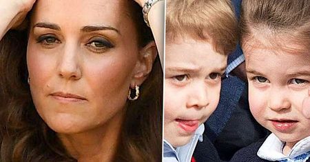 Ciężki początek września dla księżnej Kate. George i Charlotte nieźle dali jej w kość