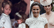 Mała księżna Charlotte spłatała figla na ślubie Pippy Middleton