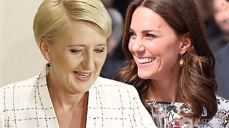 Agata Duda i księżna Kate