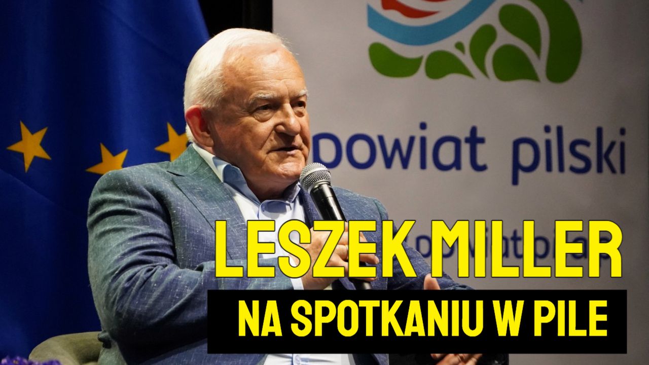 Leszek Miller na spotkaniu w Pile