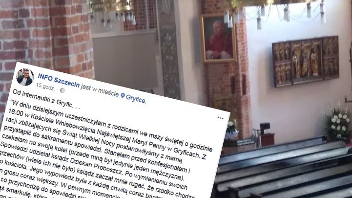 W gryfickim kościele doszło do awantury
