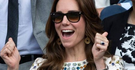 Księżna Kate podczas finału Wimbledonu. Włożyła kosztowną kreację brytyjskiej marki