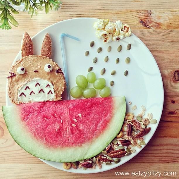 Food Art on The Plate