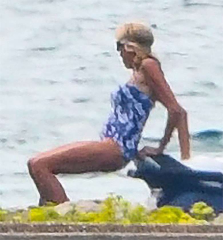 Brigitte Macron na wakacjach