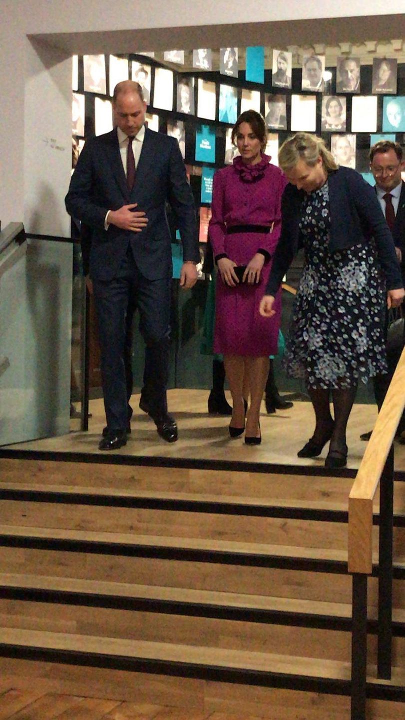 Księżna Kate w różowej sukience Oscar de la Renta w Dublinie
