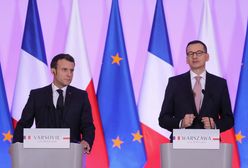 Emmanuel Macron i Mateusz Morawiecki spotkali się w KPRM. "Francja nie chce nikogo pouczać"