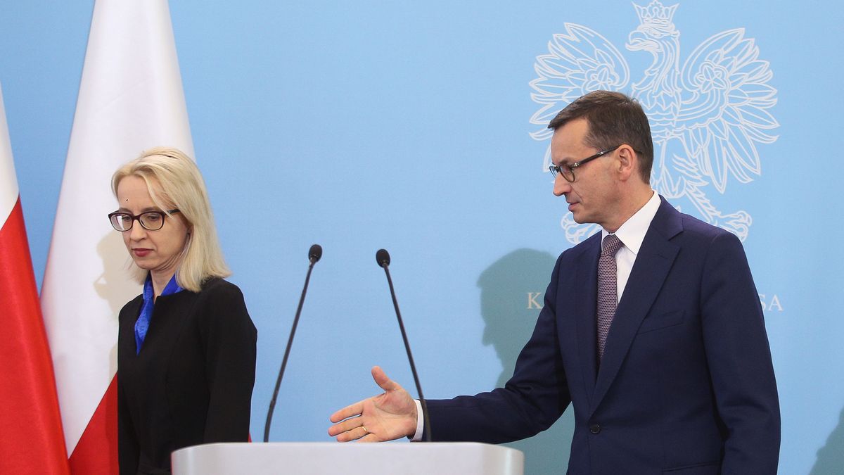 Ministerstwo Finansów zapowiada wprowadzenie kolejnych działań uszczelniających. Na zdjęciu: Teresa Czerwińska i Mateusz Morawiecki