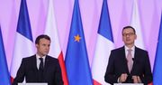 Emmanuel Macron i Mateusz Morawiecki spotkali się w KPRM. "Francja nie chce nikogo pouczać"