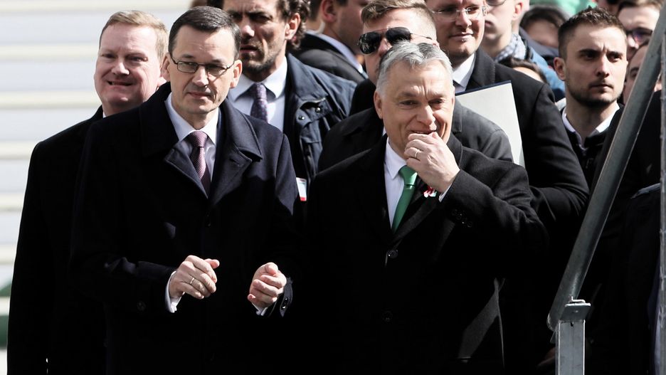 Mateusz Morawiecki i Victor Orban