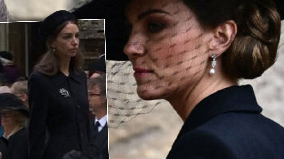Domniemana kochanka księcia Williama na pogrzebie królowej. Stanęła twarzą w twarz z księżną Kate. Niezręczna sytuacja