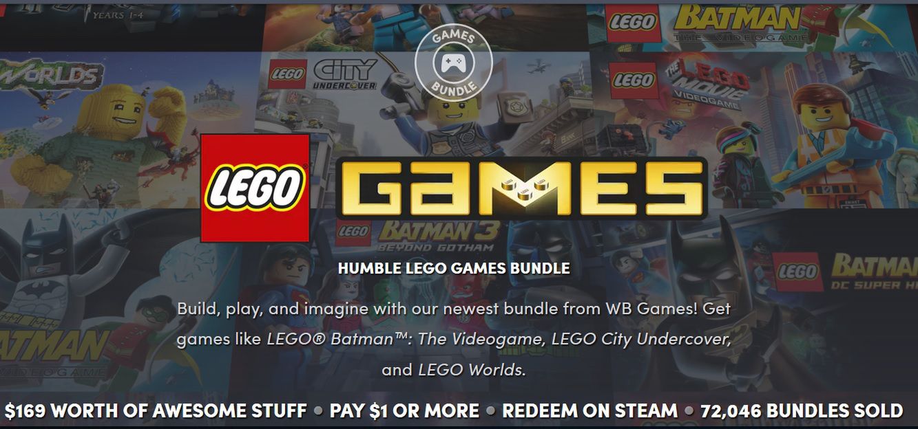 Gry LEGO na PC w Humble Bundle 