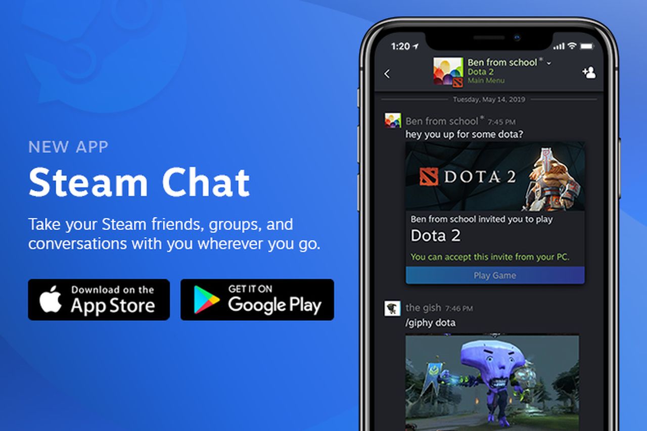 W końcu jest Steam Chat! Valve wypuściło aplikację na Androida i iOS