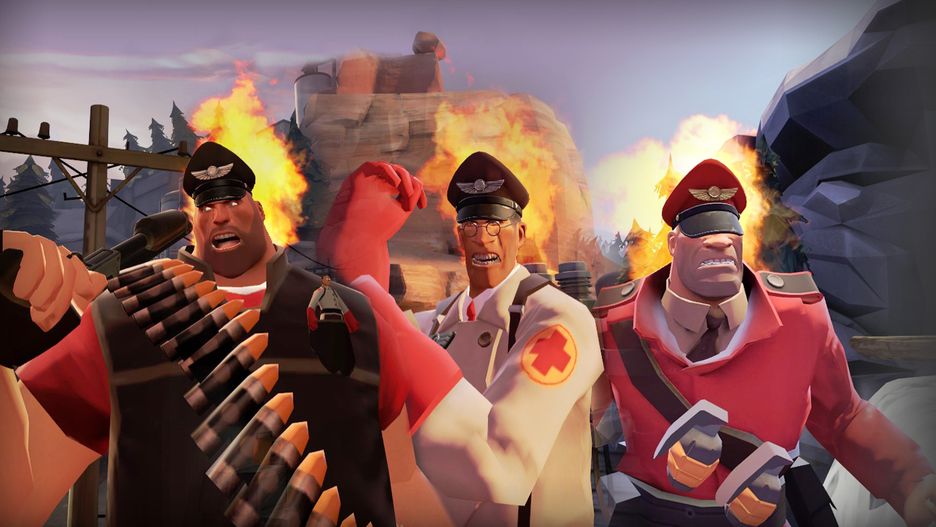 Team Fortress 2 i płonące czapki