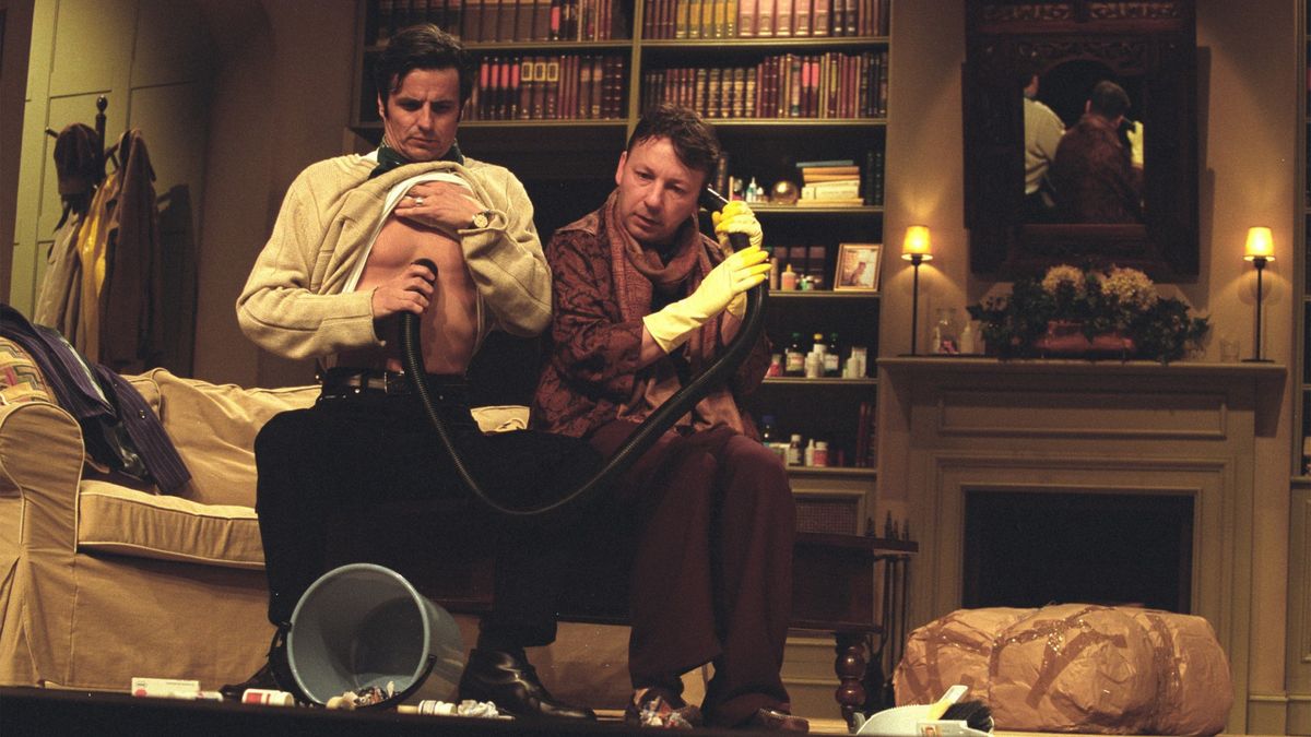 Spektakl "Klub Hipochondryków" w reżyserii Wojciecha Malajkata