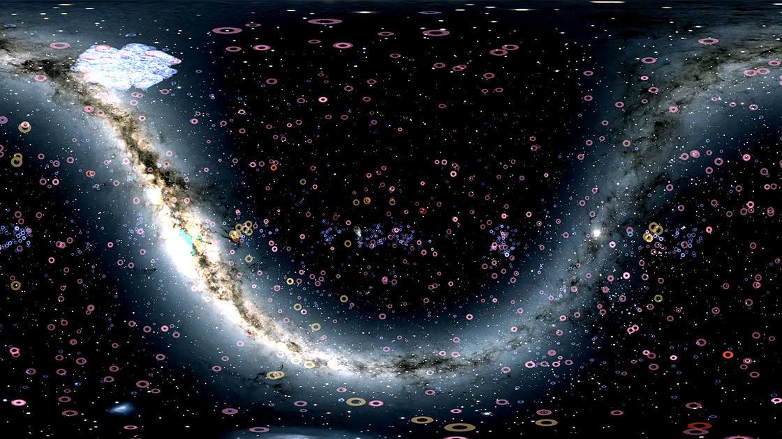 NASA opublikowała mapę wszystkich znanych egzoplanet.