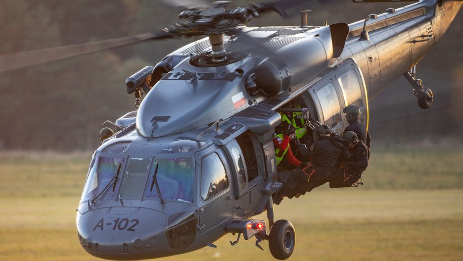 Black hawk należący do polskiej policji