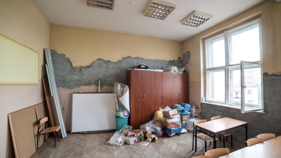 Prace budowlane w szkole podstawowej nr 2