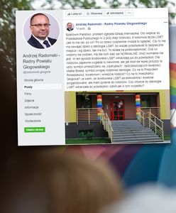 Tęczowe wejście do przedszkola. Radny Andrzej Radomski oburzony, pisze o LGBT