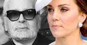 Księżna Kate nigdy nie kupi nic od Chanel. Wszystko przez przykre słowa Karla Lagerfelda