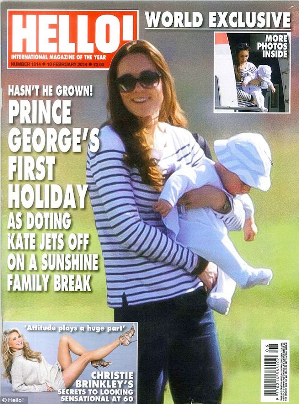 Księżna Kate i książę George na urodzinowym wyjeździe Middleton na Mustique, 2014 rok