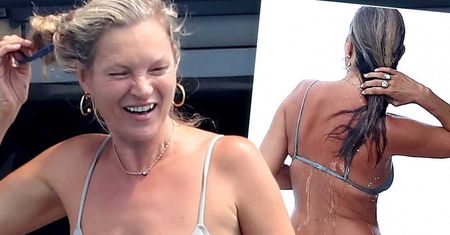 45-letnia Kate Moss w bikini, bez makijażu i doczepów! Widok, którego długo nie zapomnicie!