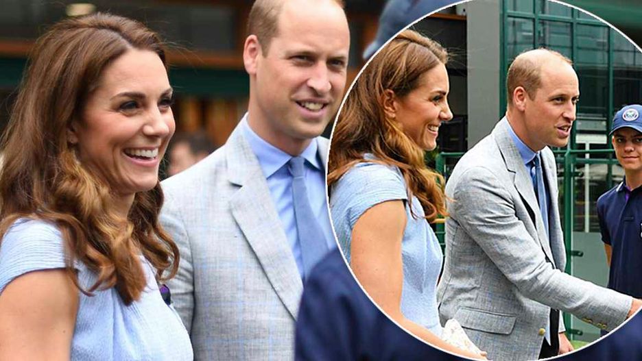 Księżna Kate z Williamem podczas finału Wimbledonu mężczyzn