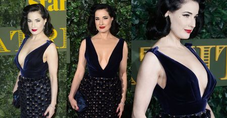 Dita Von Teese w seksownej sukience. Tak reanimuje swoją karierę