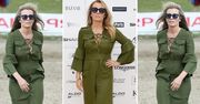 LOOK OF THE DAY: Karolina Ferenstein-Kraśko w sukience khaki