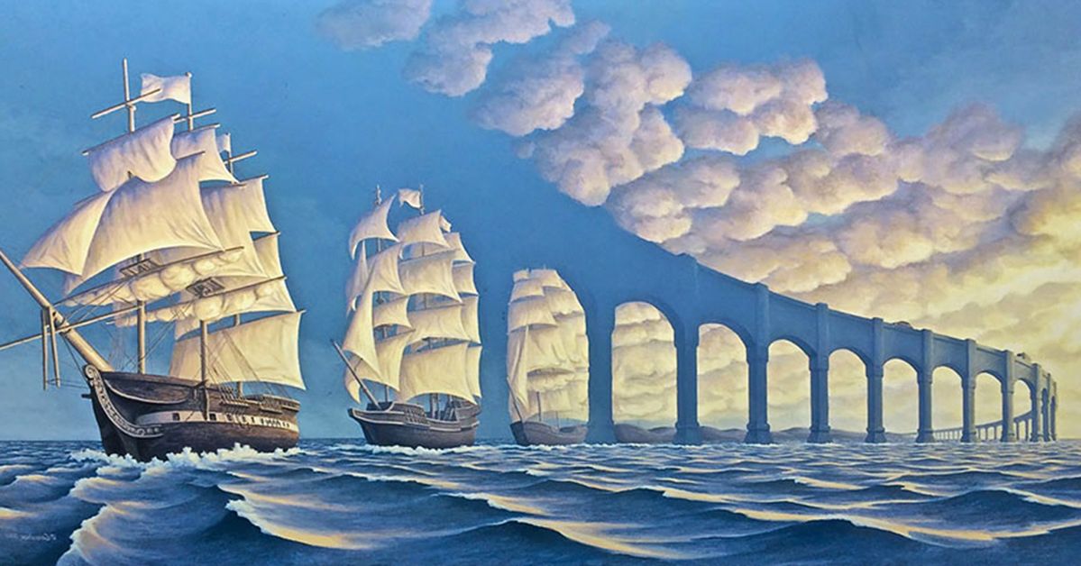 10 Mind-Blowing Optical illusion Paintings That Make You Look Twice